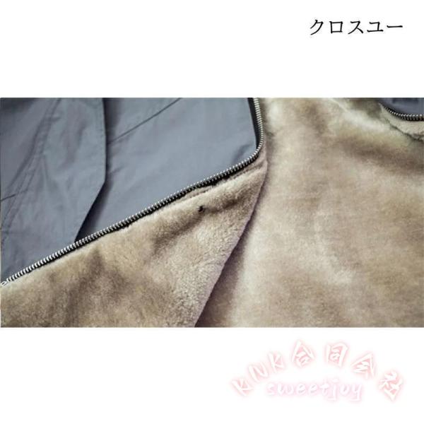 モッズコート レディース 裏ボア フード KNK(株) ファー付き 中綿 キルティング ロング ミリタリーコート 防寒 秋冬 大きいサイズ_16