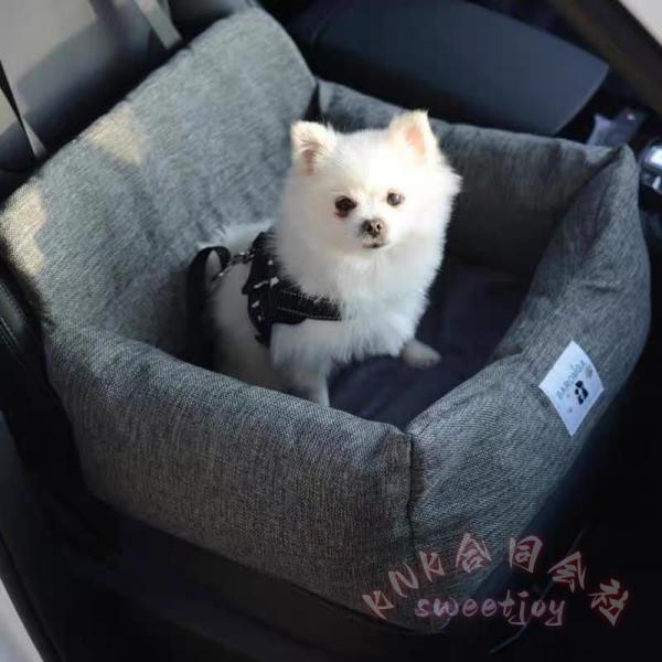 ドライブベッド 犬 猫 車用 ドライブボックス KNK(株) ふわふわ クッション ソファー型 滑り止め付き 洗える ペットベッド 家用 お出かけ 安心