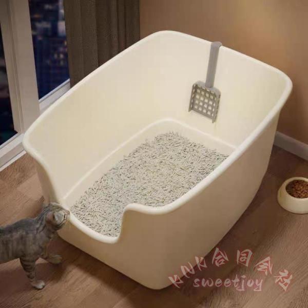 猫 ネコ ねこ用 トイレ 猫トイレ ねこトイレ 大容量 大きめ 大型 大型ネコ 飛び散らない KNK(株) 掃除簡単 清潔 臭い対策 おしゃれ 室内用 便利