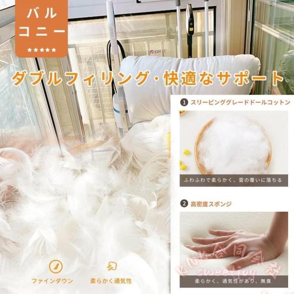 折りたたみロッキングチェア リクライニング調整 KNK(株) ラウンジチェア バルコニー 昼寝チェア 角度調節 耐荷重250kg 多機能 1人用_9