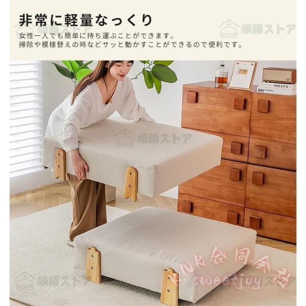ソファーベッド 1人用/2人掛け 収納 折りたたみ 3WAY コンパクト KNK(株） リクライニングソファベッド おしゃれ 北欧 来客用 一人暮らし 新生活 省スペース_7