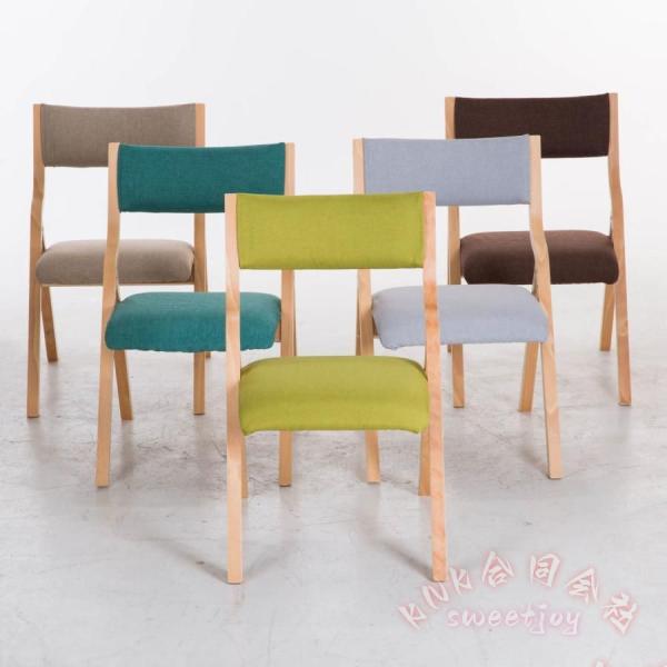 折りたたみ椅子 おしゃれ 1脚 完成品 KNK(株) PUレザー/布 ファブリック 木製天然木 省スペース 軽量 介護 病院 施設にも 1年保証