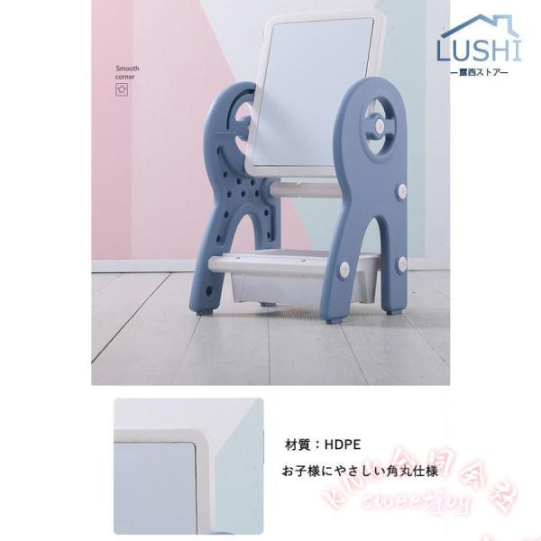 キッズテーブルセット お絵かきボード付き 子供テーブル いす KNK(株） 積み木対応 ブロック机 落書き 知育玩具 キッズデスク 子供部屋 省スペース_7