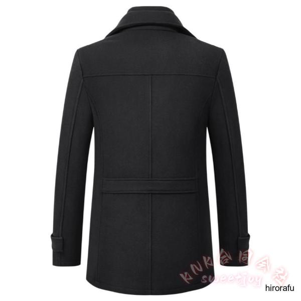 チェスターコート メンズ スーツ対応 ビジネスコート KNK(株) 通勤 冬服 アウター ウール 無地 カジュアル おしゃれ 紳士服 防寒 ロング丈_12