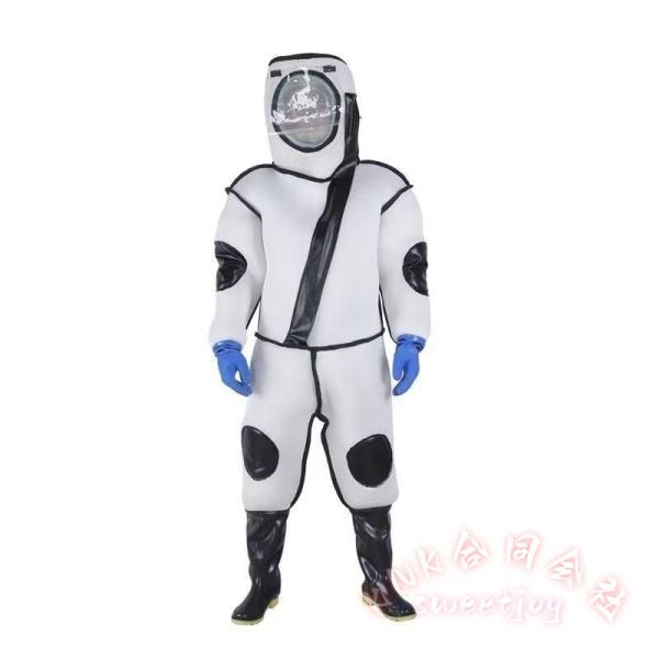 蜂防護服 フェイスネット付 つなぎ服 通気性 スズメバチ駆除 作業服 保護装備 KNK(株） 虫よけ 万全防護 帽子 手袋 靴カバー付き 害虫駆除 農作業