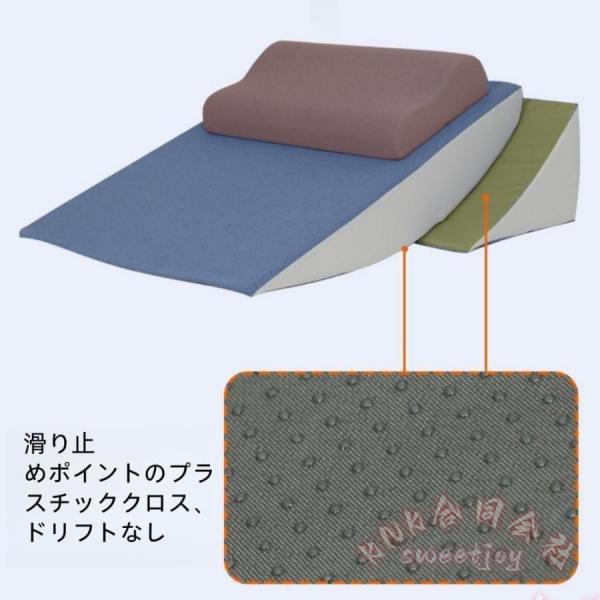 三角クッション 背もたれ 逆流性食道炎 枕 傾斜枕 KNK(株) 良性発作性頭位めまい 術後用 ウェッジ枕 背中クッション 介護用 腰枕 体位変換_6