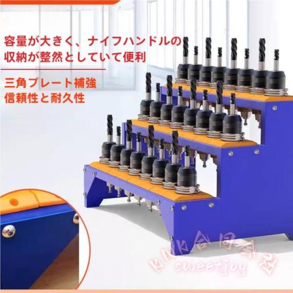 ツールワゴン 3段 ツールカート 工具保管 KNK(株) DIY ガレージ 倉庫 車整備 作業場用 ナイフホルダー 工具展示 収納ボックス 台車 静音