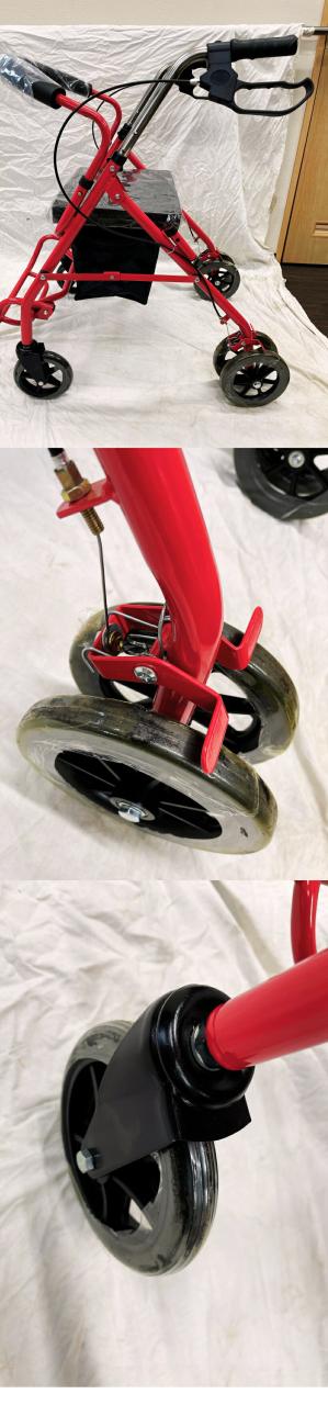 【スーパーセール・特価】シルバーカー 軽量 コンパクト 手押し車 歩行器 ＜ローレイター＞ 軽量 座れる シルバーカー おしゃれ 老人 介護 お年寄り 手押し 散歩 買い物 ショッピングカート 敬老の日 プレゼント 誕生日プレゼント 色レッド_7