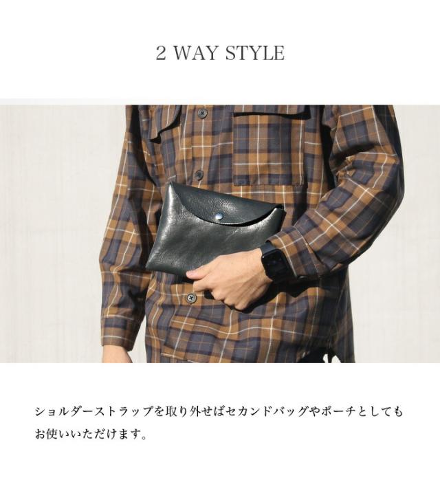 本革 サコッシュ  姫路レザー 日本製 ショルダーバッグ ショルダーポーチ 斜めがけ ボディバッグ ミニバッグ Beproof レザー 革 オイル ミニ 小さい コンパクト 軽い カジュアル かわいい かっこいい おしゃれ メンズ レディース プレゼント バレンタイン （bb411r97)za020_5