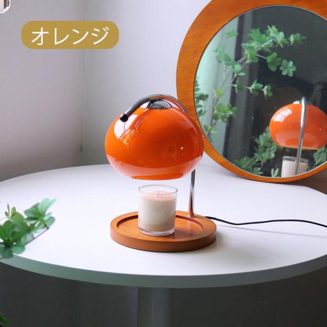｢動画ある｣　キャンドルウォーマーライト キャンドルウォーマーランプ キャンドルウォーマー ランプ テーブルランプ 卓上ランプ 香る照明 小物置き ろうそく置き キャンドル置き 間接照明 ライトインテリア 木製ベース 無階段調光 屋内照明 間接照明 寝室 リビング