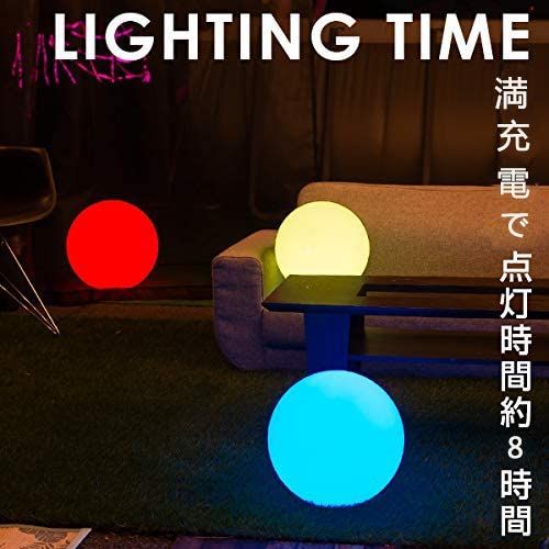 ソーラーボールライト 直径30cm リモコン付き ソーラー充電とUSB充電両用 LED ムードライト ガーデンライト ledランタン キャン 16色変換 防水 プールライトソーラー充電 ボール型 自動点灯 屋外 お庭 ベランダ 1個セット_1