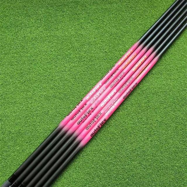AutoFlex カーボンシャフト 1W用 ピンク・ブラック スリーブ付_2