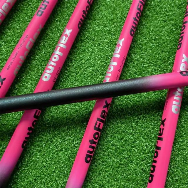 AutoFlex カーボンシャフト 1W用 ピンク・ブラック スリーブ付_4