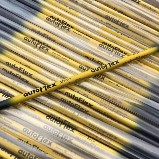 AutoFlex カーボンシャフト 1W用 イエロー スリーブ付_4