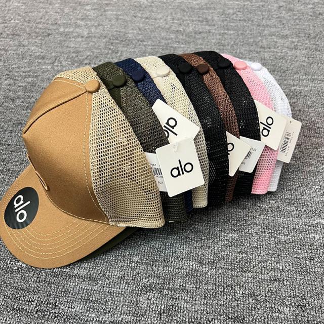 ALO Yoga 正規品米国より直輸入 ディストリクトトラッカーハットベストセラー District Trucker Hat ユニセックス メッシュ 通気性抜群 ロゴ刺繍 サイズ調節可能 alo公式 スポーツ 帽子 キャップ ハット ベースボールキャップ  グローバルアンバサダー就任_4