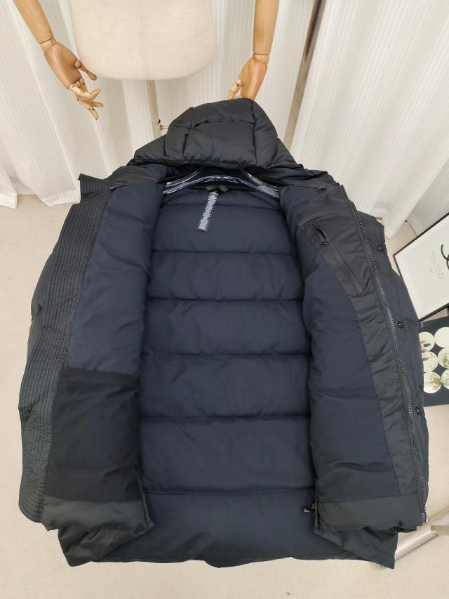 Lululemon ルルレモン 冬用 保温 六つの枡柄 ミドル丈ダウンジャケット ユニセックス_9
