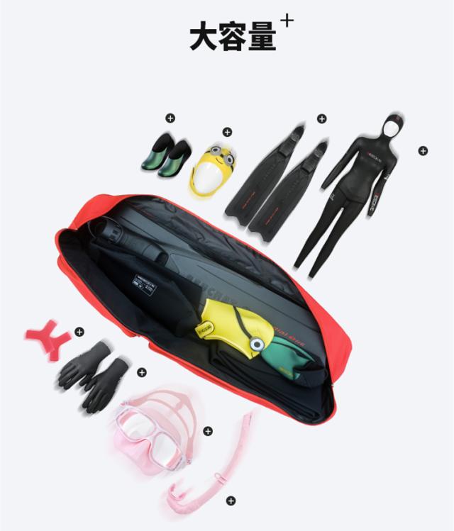 ロングフィンバッグ ダイビング スピアフィッシング スピア 手銛 魚突き ロングフィン フィン スキューバダイビング フィンバッグ バックパック タイプ_4