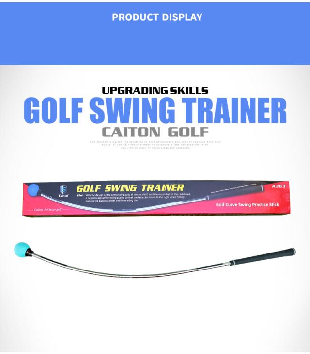 スイングトレーナー ゴルフ 飛距離アップ スイング矯正器具 スイングチェック トレーニング器具 チェックスティック_4