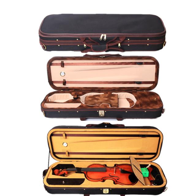 VIOLIN CASE バイオリンケース 楽器 管楽器 オックスフォード 軽量 防撥水 ケース 長方形 3WAY リュック ショルダー 手提げ