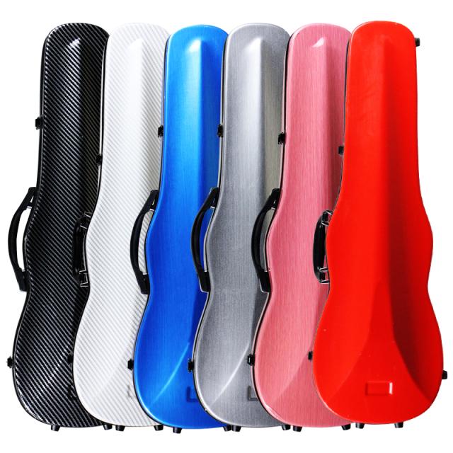 VIOLIN CASE バイオリンケースサイズ 4/4 楽器 管楽器 カーボンファイバー製 軽量 堅牢 ケース クッション付き 3WAY リュック ショルダー 手提げ