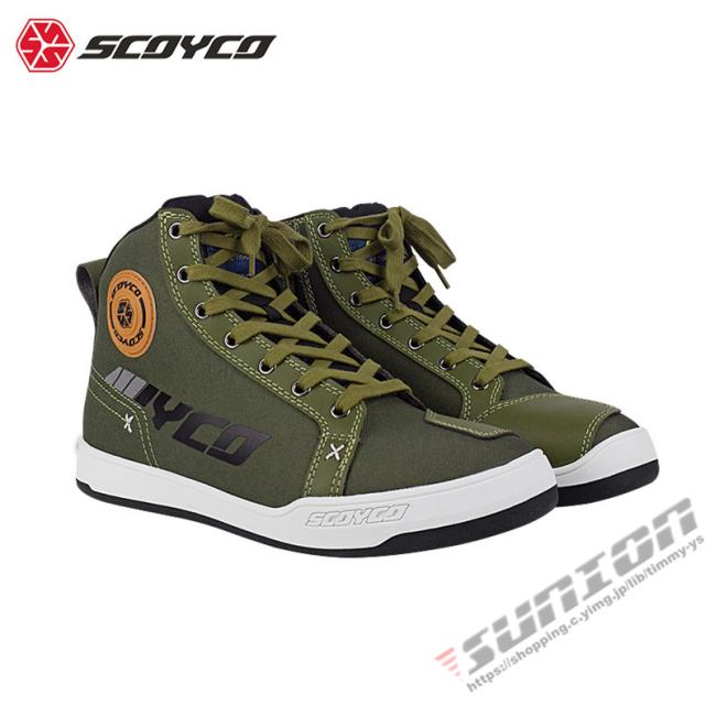 SCOYCO レーシングブーツ メンズ 自動二輪車用靴 ツーリング ライディンブーツ ライディング 真っただ中 自動二輪車 遊撃手 防寒 耐衝撃社会システム