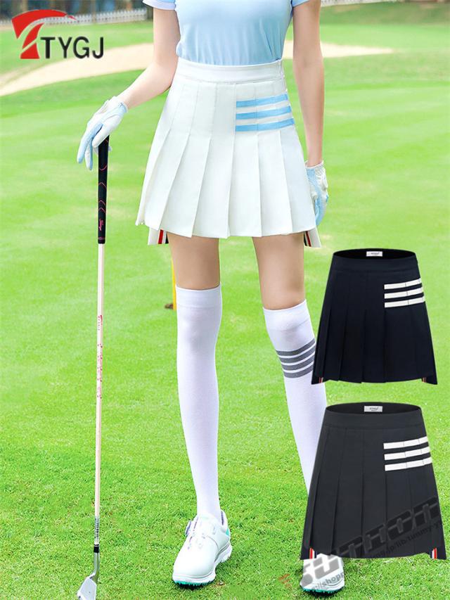 ゴルフウェア レディース ゴルフ スカート インナーパンツ付スカート ミニスカート 丈短め ショート丈  ペチパンツ付属 かわいい おしゃれ 新作