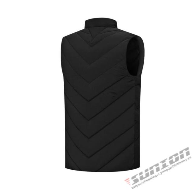 ゴルフベスト メンズ ジャケット ゴルフウェア ダウンベスト 防寒 保温 秋冬 綿入りスポーツウェア 男性用 紳士 カジュアル 通気性_10