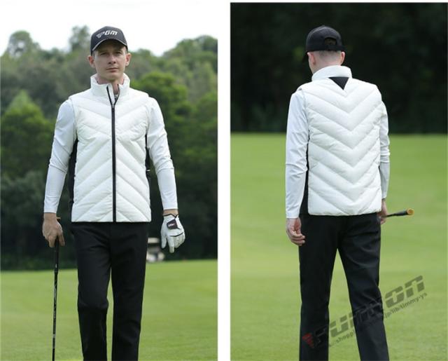 ゴルフベスト メンズ ジャケット ゴルフウェア ダウンベスト 防寒 保温 秋冬 綿入りスポーツウェア 男性用 紳士 カジュアル 通気性_13