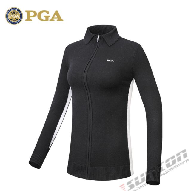 ゴルフ GOLF ウールセーター 秋 冬  レディース コート ゴルフウェア ニットセーター 防寒 暖かい  プレゼント ギフト_10