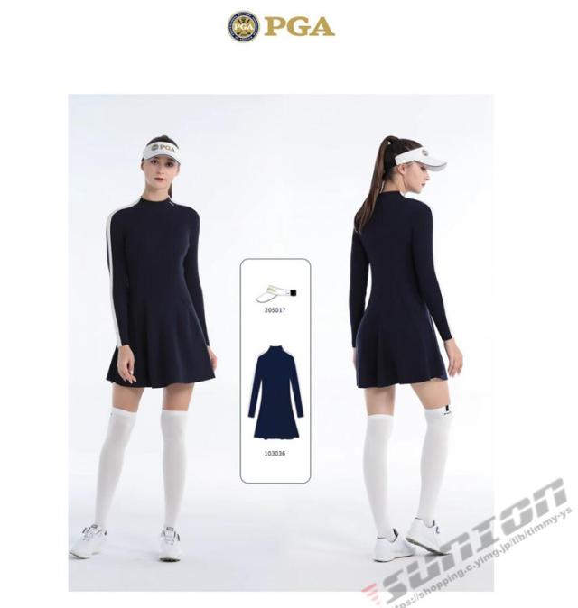ゴルフ GOLF ウールセーター 秋 冬 レディース ゴルフ ドレス ワンピース ゴルフウェア ニットセーター 防寒 暖かい プレゼント ギフト_12