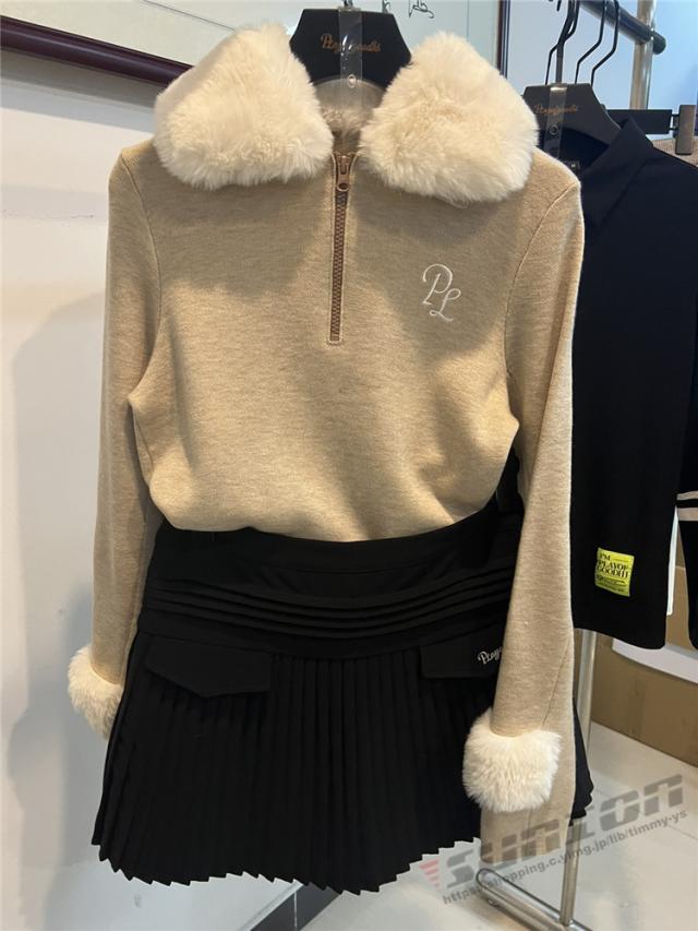 ゴルフ GOLF ウールセーター 秋 冬 レディース コート ゴルフウェア ニットセーター 防寒 暖かい プレゼント ギフト_7