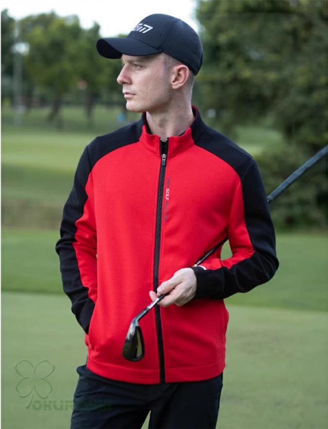 ゴルフ ゴルフウェア メンズ アウター ゴルフアウター コート ジャケット 長袖 春秋冬 防風 スポーツウェア 男性用_14