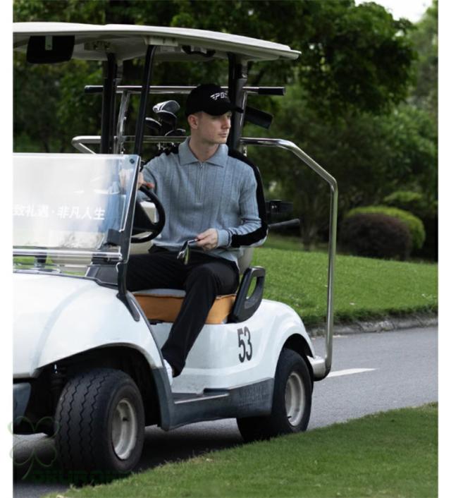 ゴルフ GOLF ウールセーター 秋 冬 メンズ コート ゴルフウェア ニットセーター 防寒 暖かい プレゼント ギフト_3