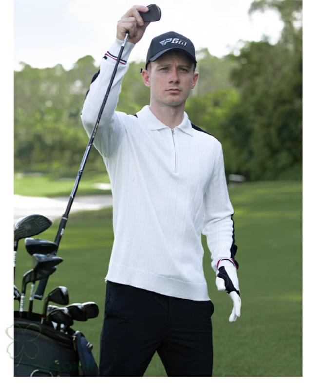 ゴルフ GOLF ウールセーター 秋 冬 メンズ コート ゴルフウェア ニットセーター 防寒 暖かい プレゼント ギフト_8
