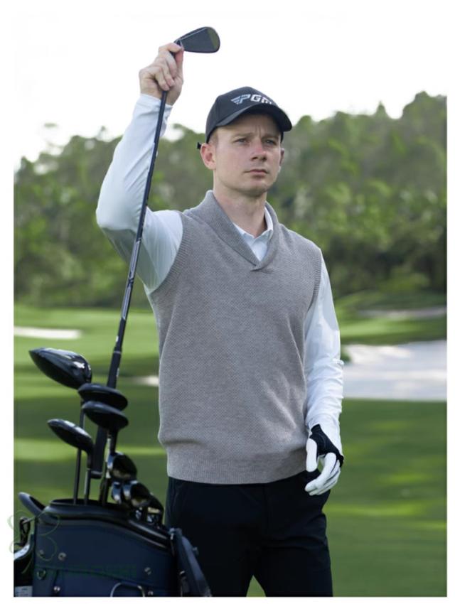 ゴルフ GOLF ウールセーター 秋 冬 メンズ コート ゴルフベスト ニットセーター 防寒 暖かい プレゼント ギフト_11