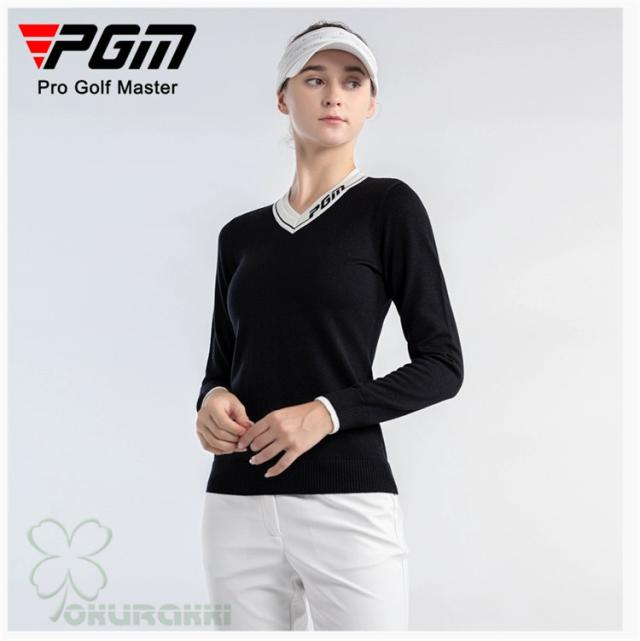 ゴルフ GOLF ウールセーター 秋 冬 レディース コート ゴルフウェア ニットセーター 防寒 暖かい プレゼント ギフト_2