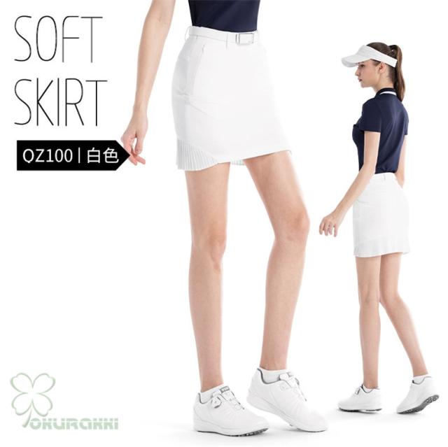 ゴルフウェア レディース ゴルフ スカート インナーパンツ付スカート ミニスカート 丈短め ショート丈 ペチパンツ付属 かわいい おしゃれ 新作_1