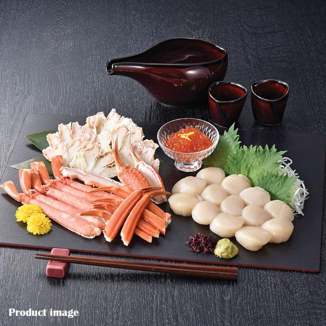 父の日 お中元 海鮮 ギフト ほたて いくら ズワイガニ 3種 セット 詰め合わせ 内祝い お礼 F倉庫【父の日6/21まで着は、6/11ご注文確定まで】