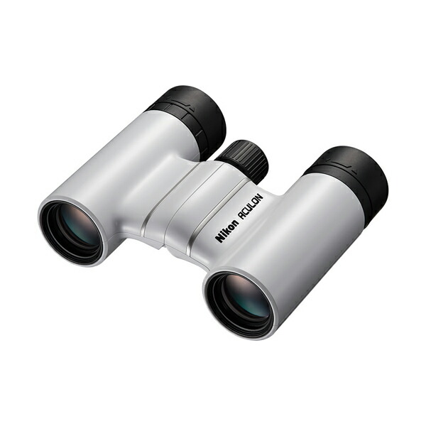 Nikon ニコン　双眼鏡【アキュロン T02　8×21　倍率8倍　ダハプリズム】センターフォーカス　オペラグラス　シンプル　レジャー　コンサート ライブ　スポーツ　旅行　自然　観察　観劇　観戦　ホワイト　071153パール