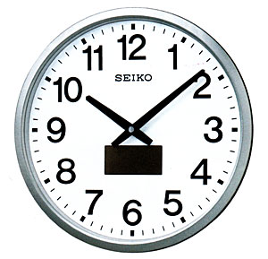 ■セイコー 【SEIKO　ハイブリッドソーラー電波掛け時計】 32.5cmの大型サイズ掛時計SF242S　.