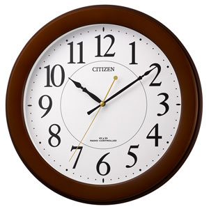 CITIZEN　シチズン【電波掛時計】木枠　8MY514-006　[代引不可]
