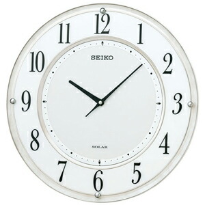 ■SEIKO セイコー　電波ソーラー掛時計【SOLAR+ ソーラープラス】　SF506W 24,750円
