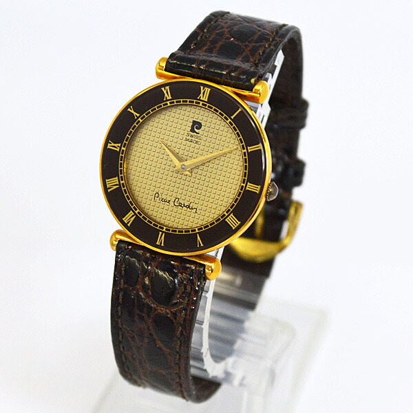 ●[在庫あり 現品限り！#半額 ] #ピエールカルダン #pierre_cardin #ウォッチ #腕時計 #アナログ #革ベルト #SWISS #おしゃれ #高級 #レディース #デザインウォッチ #レトロ #アンティーク #pierrecardin #CHROMACHRON 61000026
