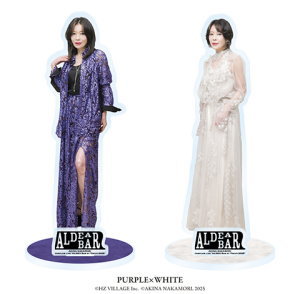 【オリコン加盟店★2枚組完全生産限定BOX[ヤ共] アクリルスタンド2体[PURPLE×WHITE]★ステッカーシートB ■中森明菜 Blu-ray＋CD【FANCLUB LIVE「ALDEA Bar at Tokyo 2025」】26/1/14発売_1