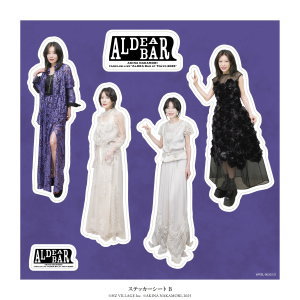【オリコン加盟店★2枚組完全生産限定BOX[ヤ共] アクリルスタンド2体[PURPLE×WHITE]★ステッカーシートB ■中森明菜 Blu-ray＋CD【FANCLUB LIVE「ALDEA Bar at Tokyo 2025」】26/1/14発売_2
