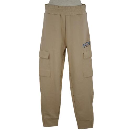【在庫処分セール】 Arch アーチ  バスケット カーゴパンツ crochet logo sweat jogger pants エクリュ バスケットウェア パンツ ロングパンツ B222-117 バスケ
