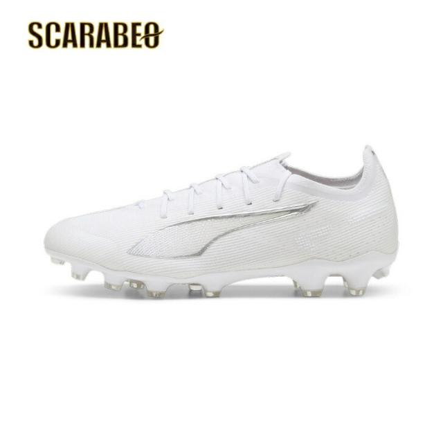 【在庫処分セール】PUMA プーマ ウルトラ 5 アルティメット HG/AG プーマホワイト 107885-04 サッカーシューズ サッカー スパイク シューズ 靴 くつ 中学校 高校 一般 大人 軽量　柔軟 素足感覚