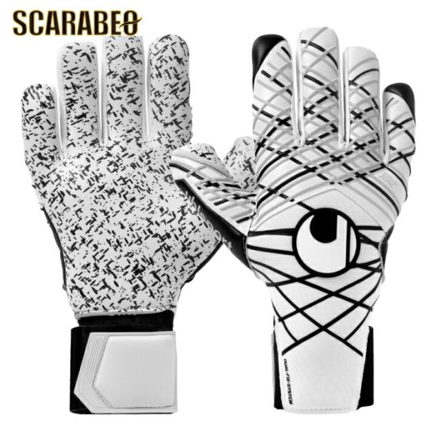 ウールシュポルト uhlsport キーパーグローブ メンズ スーパーグリップ+ ハーフネガティブ キーパグローブサッカー キーパグローブ サッカー用 耐久性 プロ向け 初心者向け ジュニア向け ジュニア用 大人用 ホールド力 キーグロ 1011363