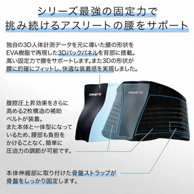 ザムスト ZW-7 （腰用サポーター）38370_2