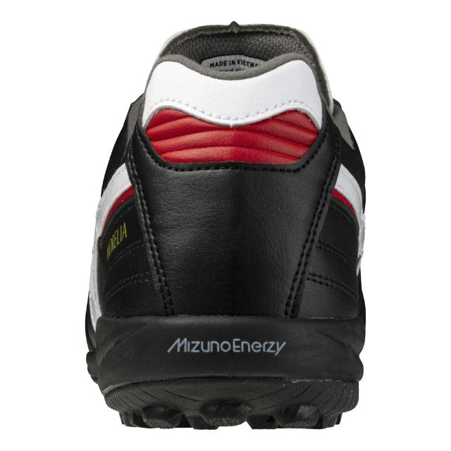 ミズノ モレリア SALA ELITE TF フットサルシューズ Q1GB2512 ユニセックス トレーニング ターフコート 人工芝 天然皮革 MIZUNO ENERZY クッション ブラック×ホワイト q1gb251201_4